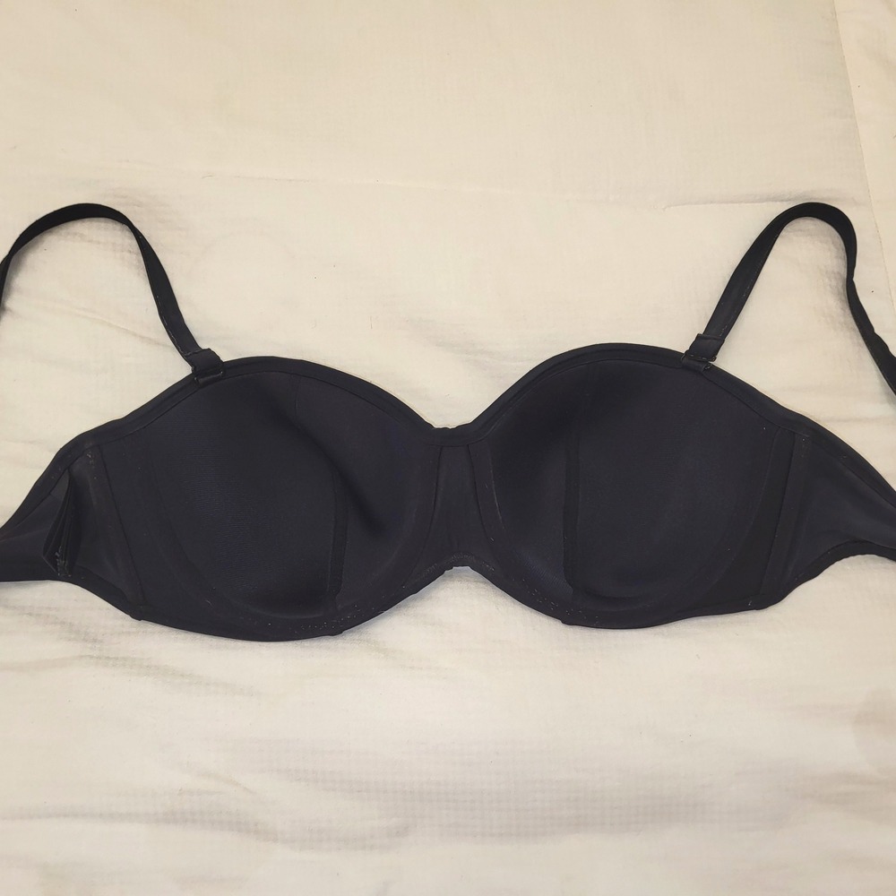 Panache Isobel Black Bikini Swimsuit Bra Removable Straps Balconette - 36D - Picture 4 of 9
